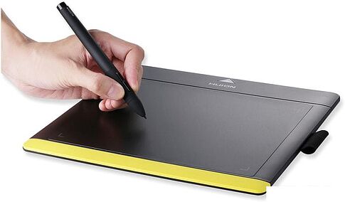 Графический планшет Huion 680TF (черный/желтый)