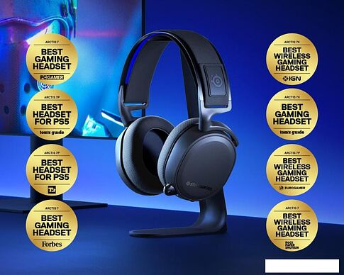 Наушники SteelSeries Arctis 7P+ Wireless (черный)