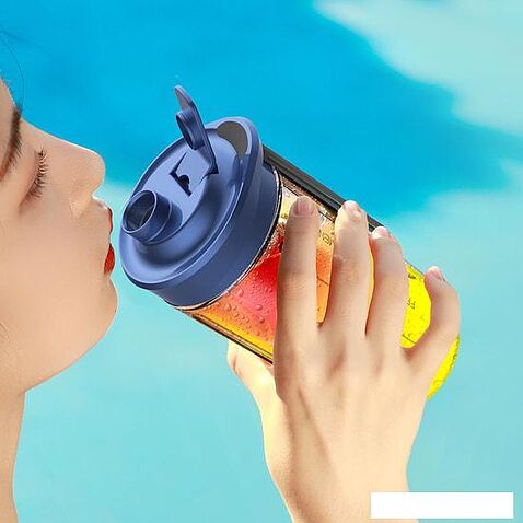 Портативный блендер Deerma DEM-NU06 Blue