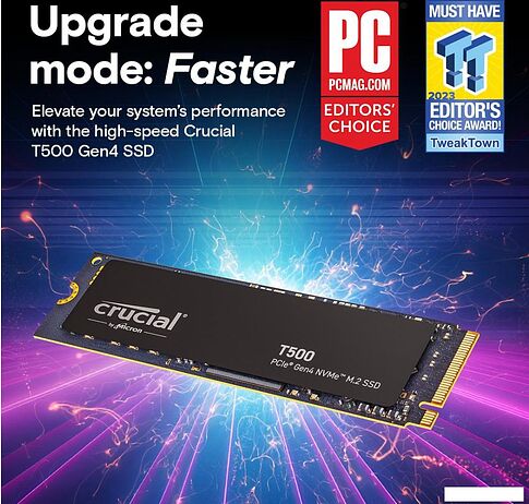 SSD Crucial T500 4TB CT4000T500SSD3