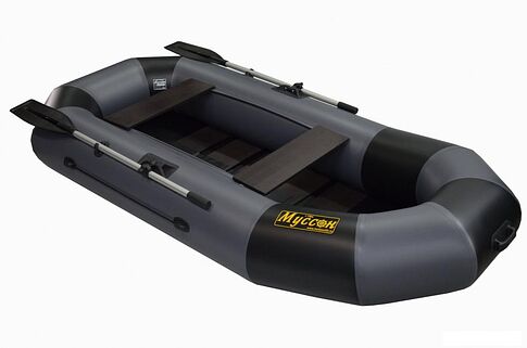 Гребная лодка Муссон Н-270 PC (серо-черный)