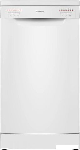 Отдельностоящая посудомоечная машина Meferi MDW4562WH FS Light