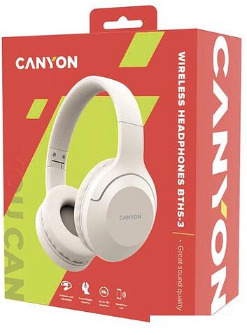 Наушники Canyon BTHS-3 (слоновая кость)