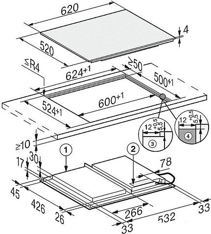 Варочная панель Miele KM 7667 FL