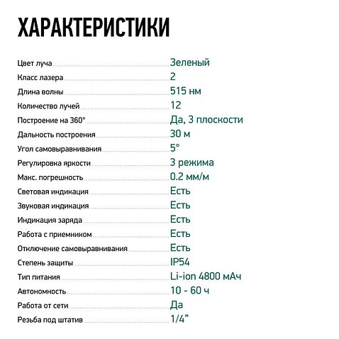 Лазерный нивелир Rokodil Ray Air (set мини)