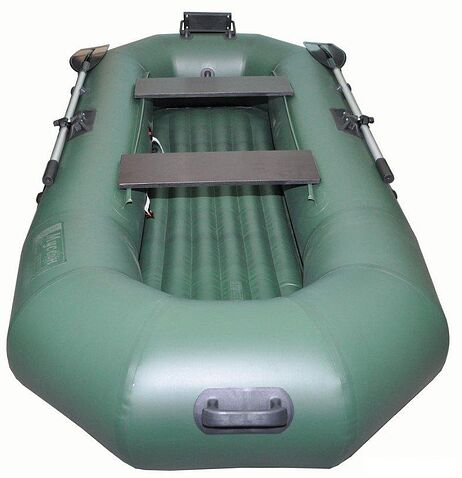 Моторно-гребная лодка Муссон Н-270 НД ТР (зеленый)
