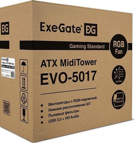 Корпус ExeGate EVO-5017 500W EX290165RUS