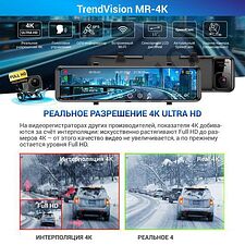 Видеорегистратор-GPS информатор (2в1) TrendVision MR-4K