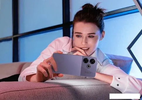 Смартфон POCO M6 6GB/128GB с NFC международная версия (фиолетовый)