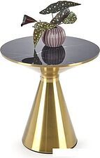 Журнальный столик Halmar Tribeca (черный мрамор/золотой)