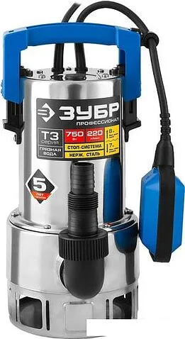 Насос Зубр НПГ-Т3-750-С