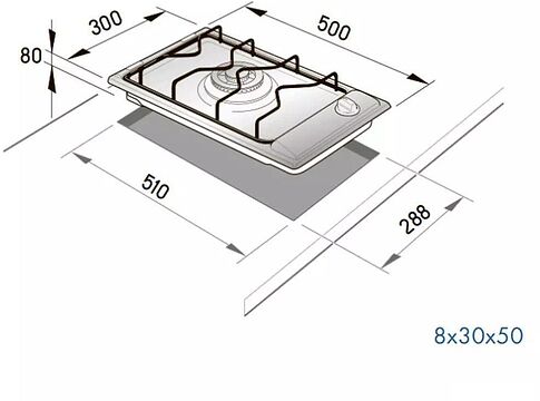 Варочная панель DeLonghi I 23.1 ASV CD