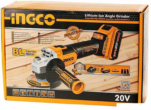 Угловая шлифмашина Ingco Industrial CAGLI201158 (без АКБ)