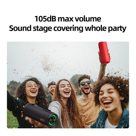 Беспроводная колонка QCY SP7 (черный)