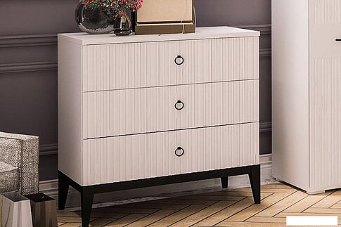 Комод Ангстрем Хилтон спальня ХТ-102.01 (Д) исп.26 (Д1, белый премиум)