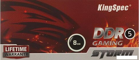 Оперативная память KingSpec Storm 8ГБ DDR5 4800 МГц KS4800D5M11008G