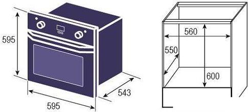 Электрический духовой шкаф Kanzler O 517 S