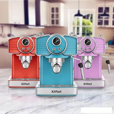 Рожковая кофеварка Kitfort KT-7125-2