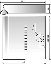 Кухонная вытяжка Elikor Призма 60П-290-П3Л (белый)