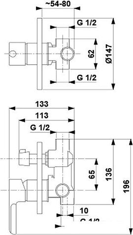 Душевая система  Armatura KFA-3