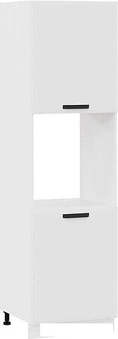Шкаф напольный Трия Тиана 1П6 (белый/белый супермат)