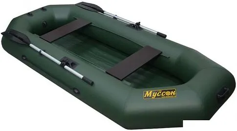 Моторно-гребная лодка Муссон S-280 (зеленый)