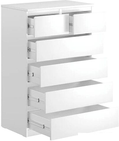 Комод Mio Tesoro Мальта 6 ящиков 80x121 2.05.02.100.1 (белый)