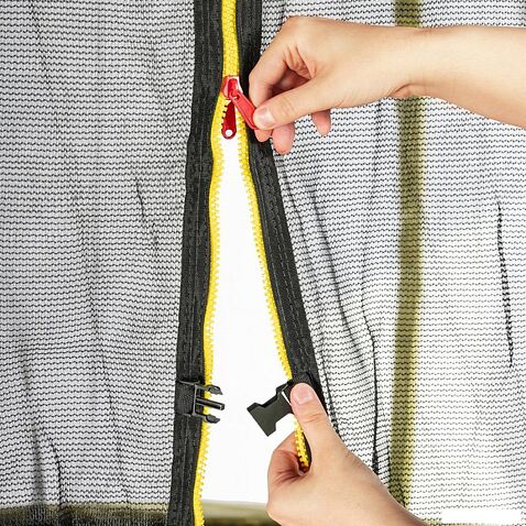 Батут Sundays Favorite Premium 6FT (желтый, с сеткой)