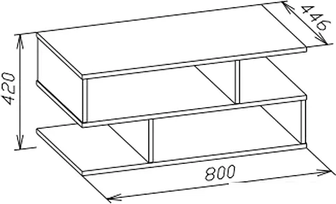 Журнальный столик Сокол СЖ-6 (венге)
