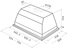 Кухонная вытяжка Elica ELIBLOC HT GR A/80