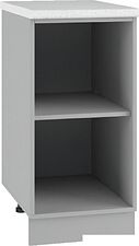 Шкаф напольный ДСВ Тренто С 400 левый (серый/серый)