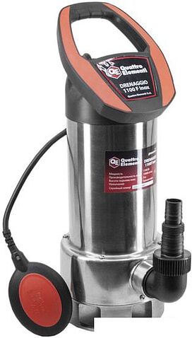 Дренажный насос Quattro Elementi Drenaggio 1100 F Inox