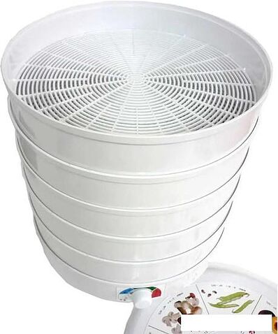 Сушилка для овощей и фруктов Спектр-Прибор Ветерок-5 (5 поддонов, белый)
