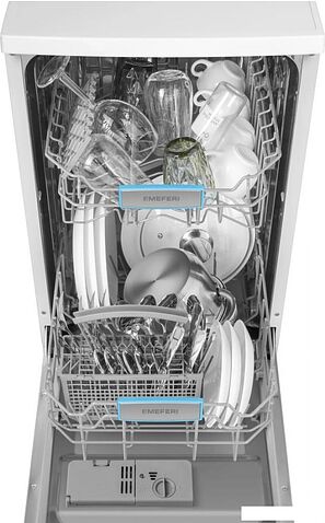 Отдельностоящая посудомоечная машина Meferi MDW4562WH FS Light