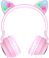 Наушники Hoco W27 (розовый)