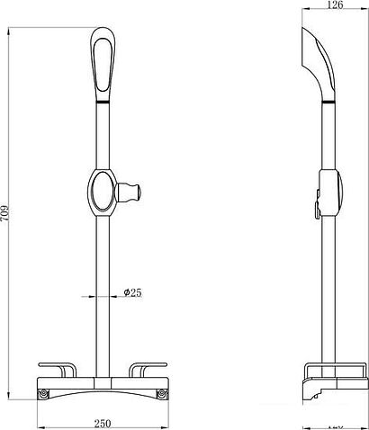 Душевая штанга Fashun A8014