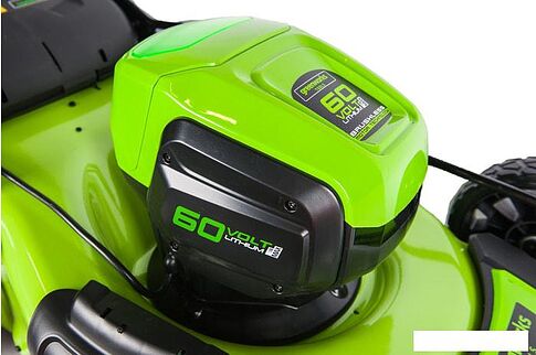 Колёсная газонокосилка Greenworks GD60LM46SP (с 1-м АКБ 4 Ah)