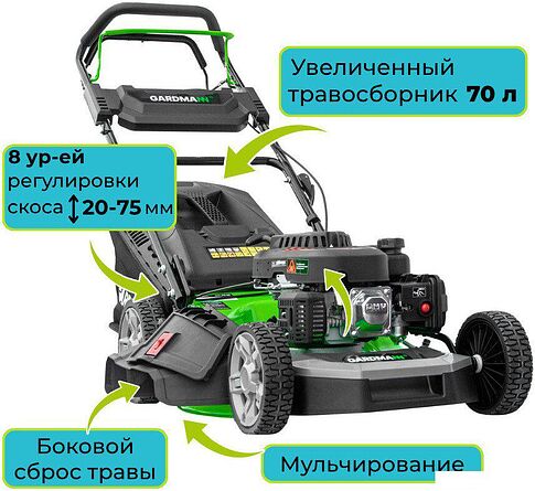Газонокосилка Gardmann GML-515 SM
