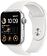 Умные часы Apple Watch SE 2 44 мм (алюминиевый корпус, серебристый/белый, спортивный силиконовый ремешок)