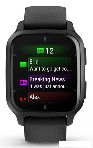 Умные часы Garmin Venu Sq 2 Music Edition (черный)