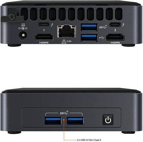 Компактный компьютер Intel NUC 11 Pro Kit BNUC11ATKPE0000