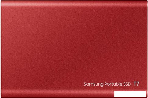 Внешний накопитель Samsung T7 2TB (красный)