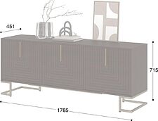 Тумба Involux Неаполь 226T005 262T001 (венге)