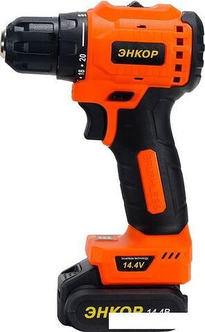 Дрель-шуруповерт Энкор ДША-16Л 50023 (с 2-мя АКБ, кейс)