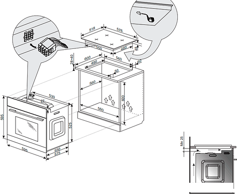 Электрический духовой шкаф Hansa BOEI684721
