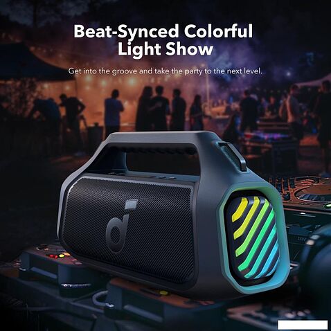 Беспроводная колонка Anker Soundcore Boom 2 Plus (синий)