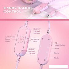 Наушники FIFINE H6 (розовый)