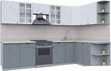 Готовая кухня Интерлиния Берес 1.7x3.1 правая (дуб полярный/дуб серый/травертин серый) Готовая кухня Интерлиния Берес 1.7x3.1 правая (дуб полярный/дуб серый/травертин серый)