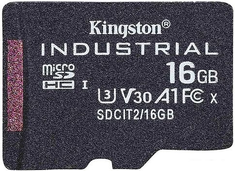 Карта памяти Kingston Industrial SDCIT2/16GBSP 16GB