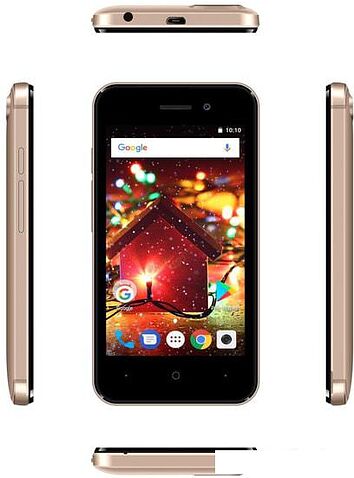 Смартфон Digma Hit Q401 3G (золотистый)